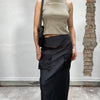 Vintage 90's Archive Grey Denim Cargo Skirt with Red Contras Stitching (S/M)