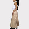 Vintage 90's Beige Pinstripe Maxi Skirt