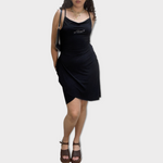 Vintage Slinky Black Dress