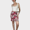 Vintage Floral Overlay Mesh Skirt