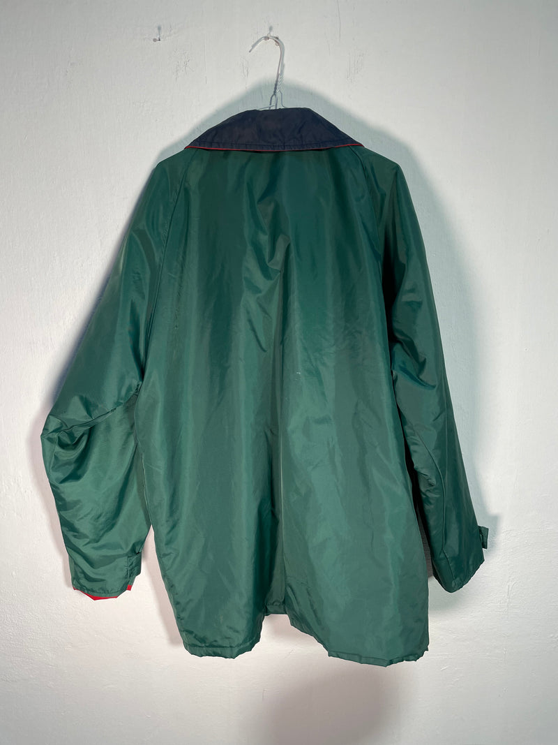 Vintage 90s Oversized Hunting Windbreaker Jacket
