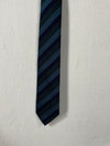 Vintage Blue Striped Collage Tie