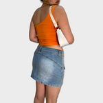 Vintage Mini y2k Jeans Skirt