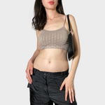 Vintage Tech-Bralette with Pads