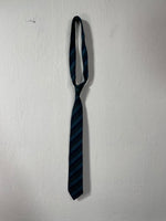 Vintage Blue Striped Collage Tie