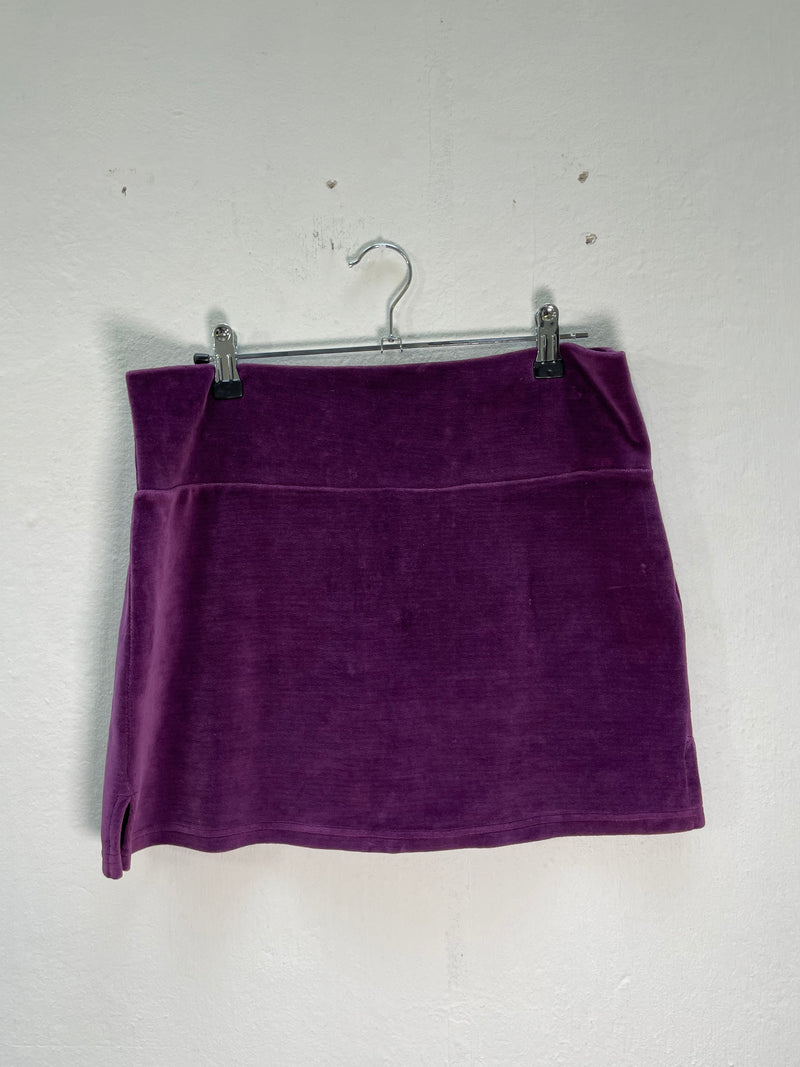 Vintage Y2K Velvet Mini Skirt