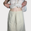 Vintage Cream Rachel Green Skirt