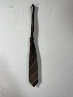 Vintage 90s Brown Silk Tie