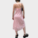 Vintage Pink Summer Dot Dress