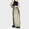 Vintage double Layered Maxi Skirt with Dots