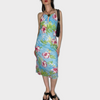 Vintage y2k Hibiscus Cutout Dress