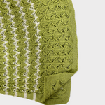 Vintage Crochet Mint Green Dress