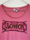 Vintage 90s London Pink Shirt
