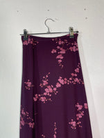 Vintage 90s Phoebe Flower Maxi Skirt