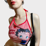 Betty Boop Cropped Summer Top
